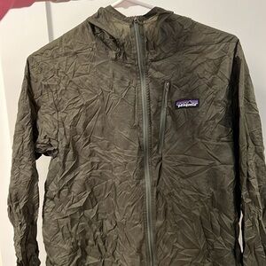 Forest green Houdini hooded jacket